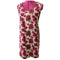Apron Burgundy Blooms (Button Back)