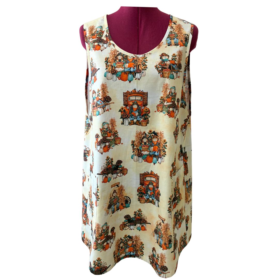 Apron Harvest Friends (Button Back)