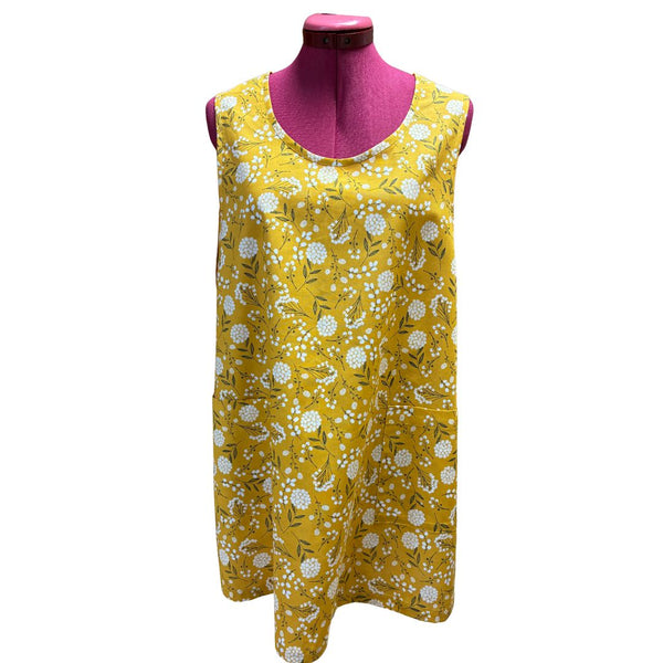 Apron Meadow in Gold (Button Back)