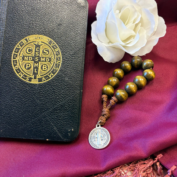 Large Brown Beaded Chaplet