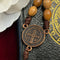 Olive Wood Beaded Rosary